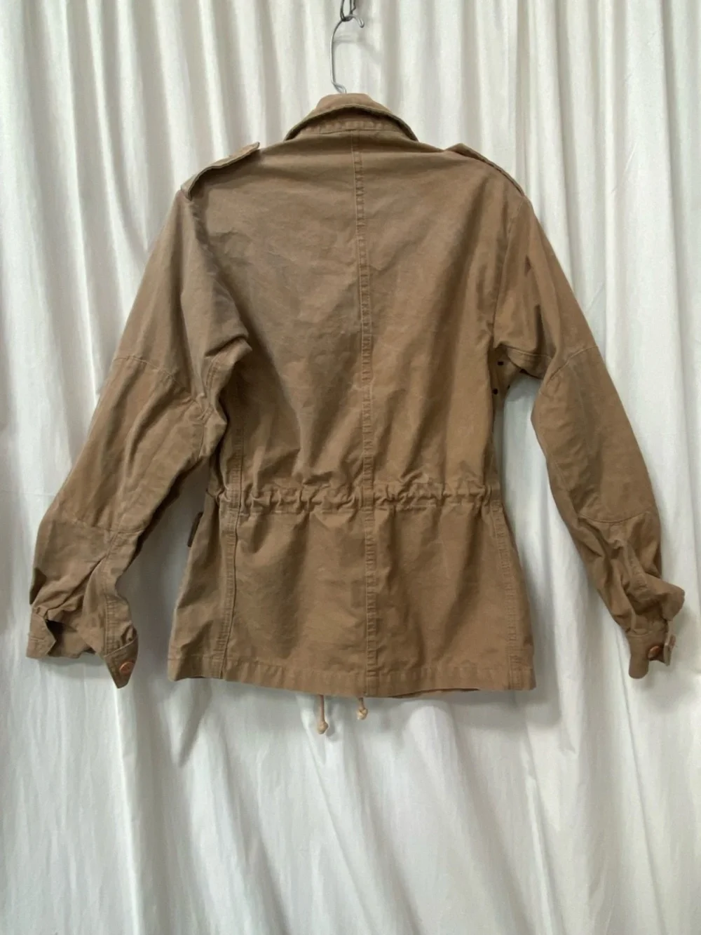 Vintage Banana Republic Safari Bush Jacket XS Italian Canvas Military Field Coat - Picture 4 of 16